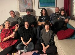 Antti, Jouni, VIlho, Kalle, Elsi, Eva, Mirkka & Inka