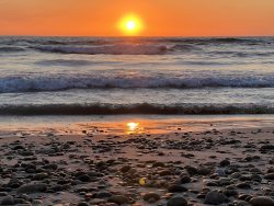 Esposenden (Portugal) rannalla - On the beach in Esposende, Portugal